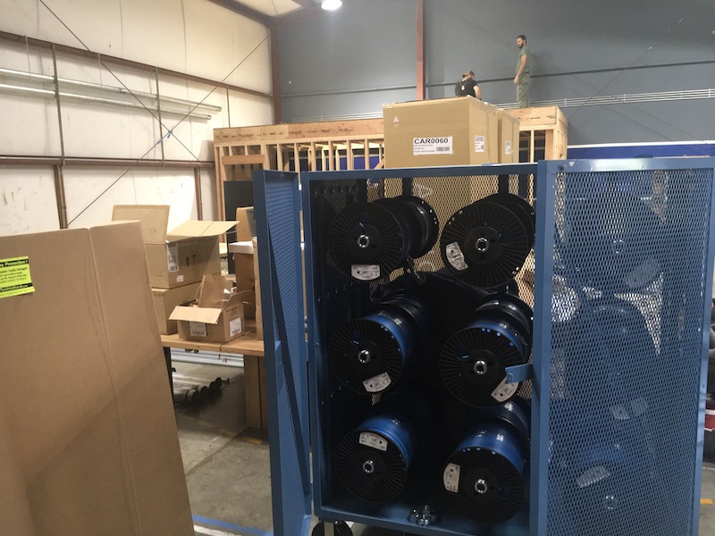 Cat - 6 cable at customer project to install.