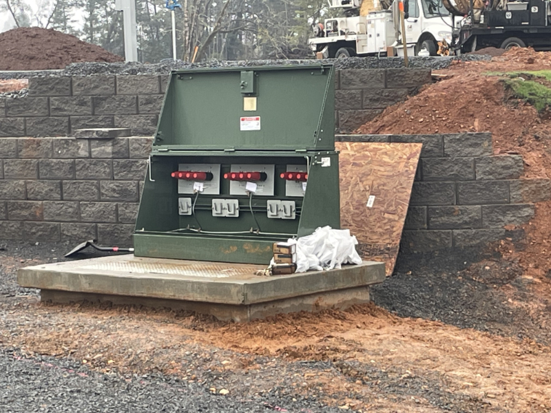 Energy management equipment at RV park.