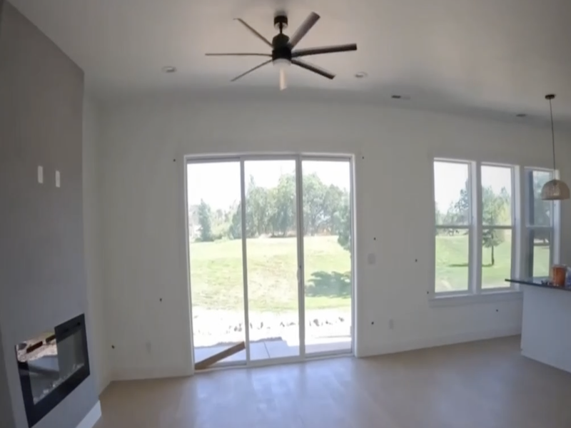 Updated the parking lot lighting system to save energy.
