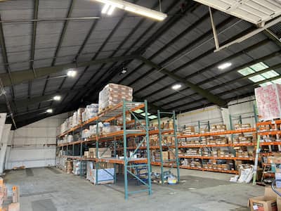 Warehouse With LED lighting